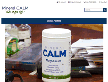 Tablet Screenshot of mineralcalm.com